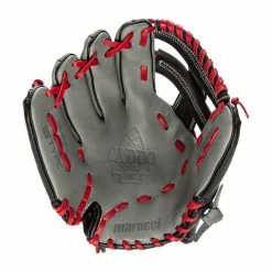 Best Sale 🎁 Marucci Caddo Series 11" Youth Baseball Glove: MFGCADD1100 Black, Grey, Red 😍