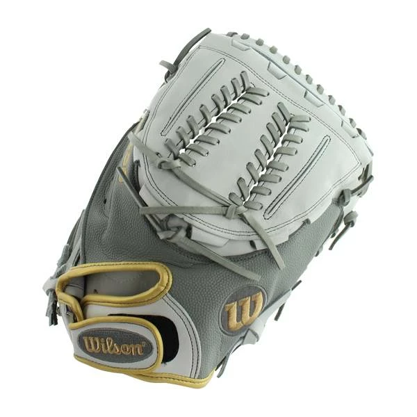 Promo 🎉 Wilson A2000 SuperSkin 34" Fastpitch Softball Catcher's Mitt: WTA20RF19CM34SS Grey, White ✔️ 4 Promo 🎉 Wilson A2000 SuperSkin 34" Fastpitch Softball Catcher's Mitt: WTA20RF19CM34SS Grey, White ✔️ - Image 2