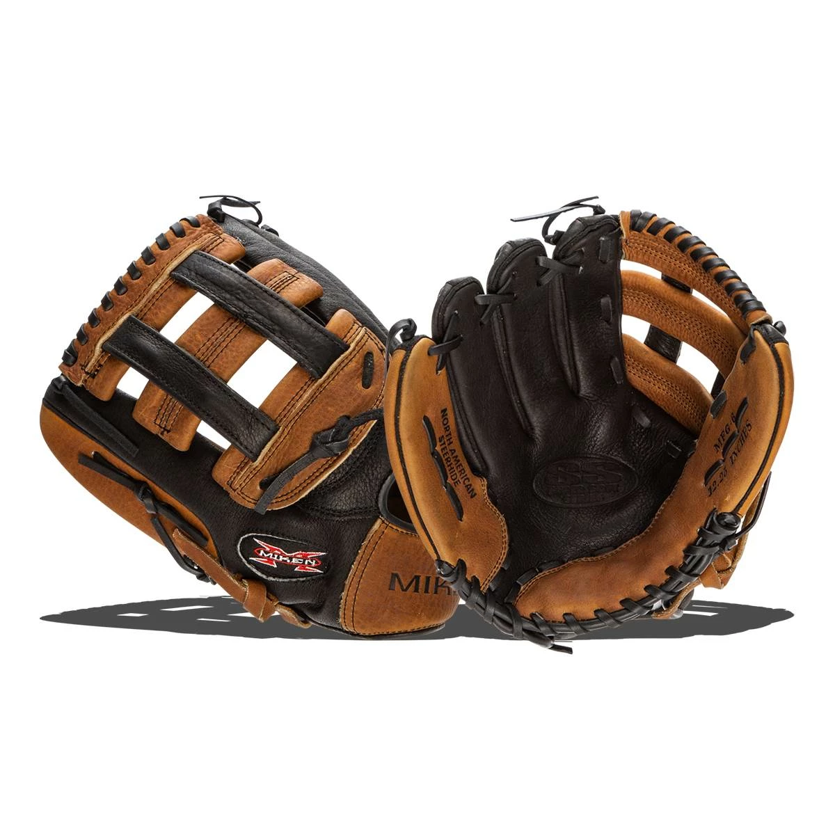 Promo ๐ฏ Miken Super Soft Series 12.25" Slow Pitch Softball Glove: MFG6 Black, Brown ๐งจ 3 Promo ๐ฏ Miken Super Soft Series 12.25" Slow Pitch Softball Glove: MFG6 Black, Brown ๐งจ