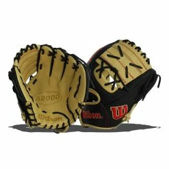 Best Sale 🎁 Wilson A2000 SuperSkin PFX2 11" Baseball Glove: WBW10010611 Black, Tan ⭐