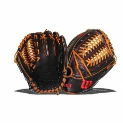 New ✔️ Wilson A2K 11.75" SuperSkin Baseball Glove: WBW1000631175 Black, Tan 👏 -BaseBallBat Sales Store 6373 07 20 wilson a2k 11 75 superskin baseball glove wbw1000631175 33319 1 l