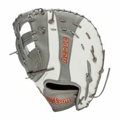 Best deal ❤️ Wilson A2000 SuperSkin FP1B 12.50" Fastpitch Softball First Base Mitt: WBW100219125 Grey, White 🔔 -BaseBallBat Sales Store 63e2 10 21 wilson a2000 superskin fp1b 12 50 fastpitch softball first base mitt wbw100219125 33638 017 l