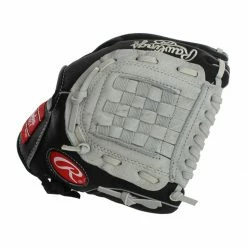 Deals 🌟 Rawlings Sure Catch 10" Youth Baseball Glove: SC100BGB Black, White ✔️ -BaseBallBat Sales Store 6486 08 19 31921 3 l