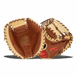 Coupon ๐ Rawlings Pro Preferred 33" Baseball Catcher's Mitt: PROSCM33BRC Brown, Tan ๐