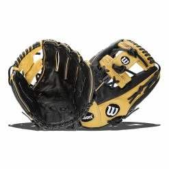 Best reviews of 🛒 Wilson A500 Siren 11.5" Youth Fastpitch Softball Glove: WBW100419115 Black, Tan 💯