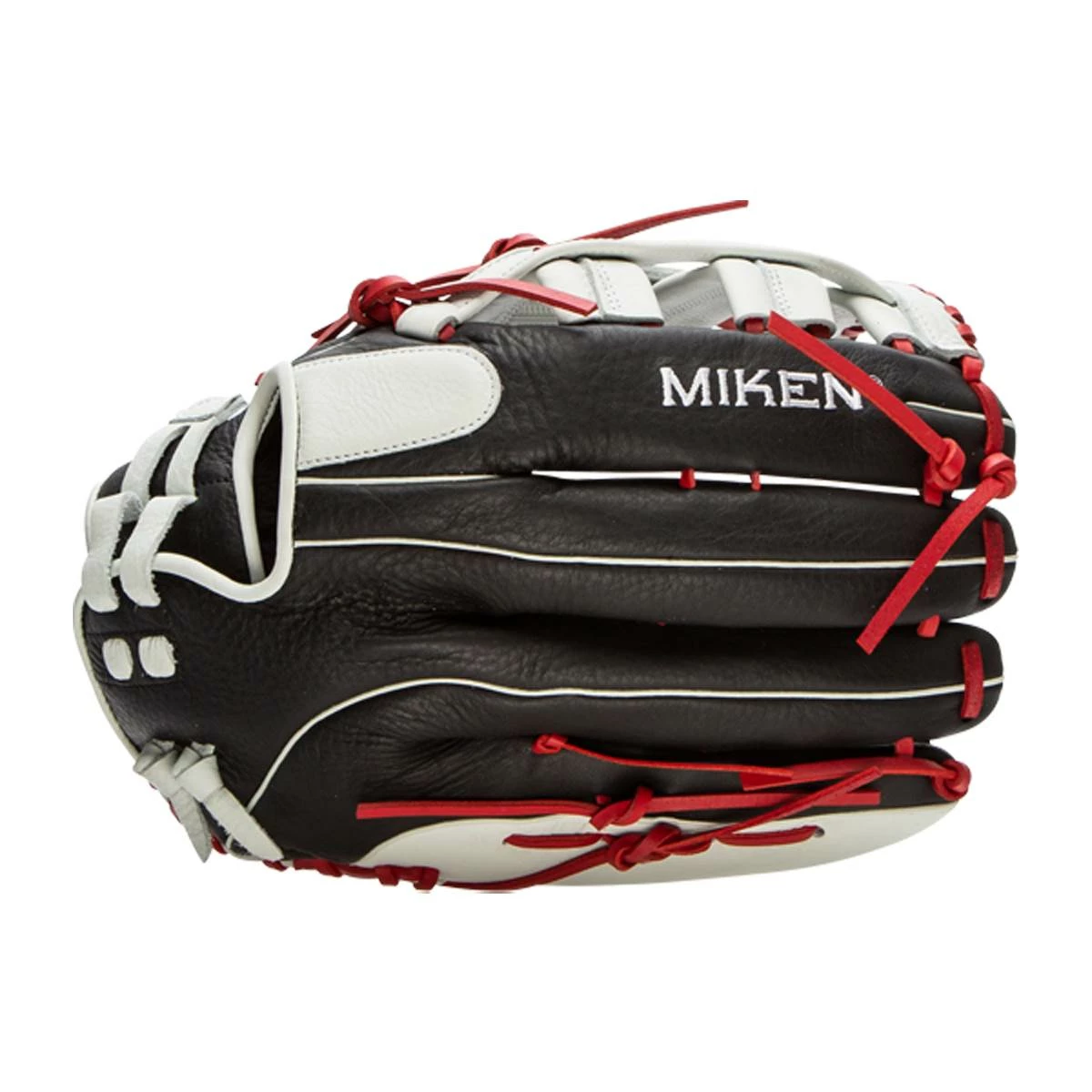 Outlet 🌟 Miken Player Series 15" Slow Pitch Softball Glove: PS150-PH Black, Red, White ⌛ 7 Outlet 🌟 Miken Player Series 15" Slow Pitch Softball Glove: PS150-PH Black, Red, White ⌛ - Image 5
