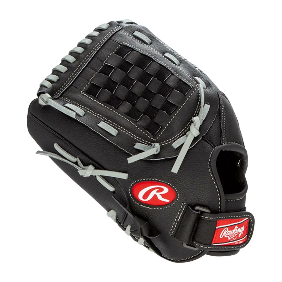 Best Sale ⭐ Rawlings RSB 12" Slow Pitch Softball Glove: RSB120GB Black, Grey 🌟 4 Best Sale ⭐ Rawlings RSB 12" Slow Pitch Softball Glove: RSB120GB Black, Grey 🌟 - Image 2