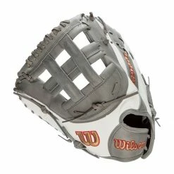 Best deal ❤️ Wilson A2000 SuperSkin FP1B 12.50" Fastpitch Softball First Base Mitt: WBW100219125 Grey, White 🔔 -BaseBallBat Sales Store 6a46 10 21 wilson a2000 superskin fp1b 12 50 fastpitch softball first base mitt wbw100219125 33638 15 l