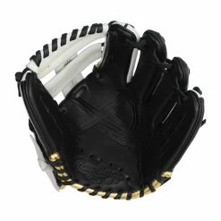 Best Sale 👏 Rawlings Encore 11.25" Baseball Glove: EC1125-20BW Black, White 🎁