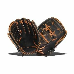 Flash Sale 🛒 Easton Professional Collection Hybrid 12" Baseball Glove: D45 Black, Brown 👏 -BaseBallBat Sales Store 7016 08 19 31998 l