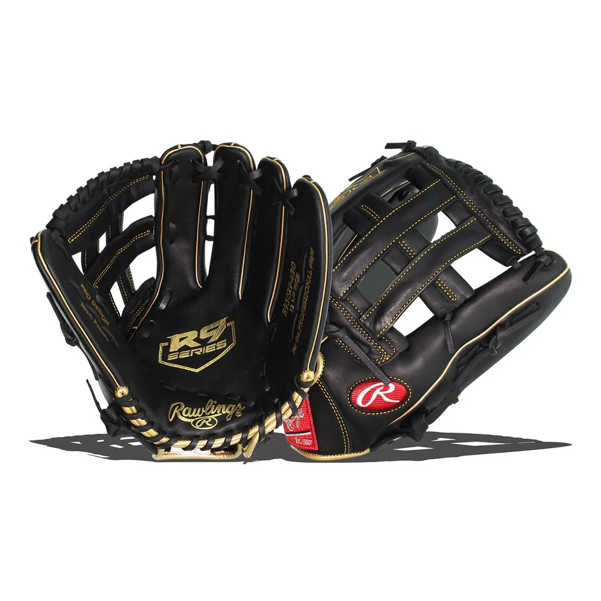Best deal ๐ Rawlings R9 12.75" Baseball Glove: R93029-6BG Black, Gold ๐ 10 Best deal ๐ Rawlings R9 12.75" Baseball Glove: R93029-6BG Black, Gold ๐ - Image 8