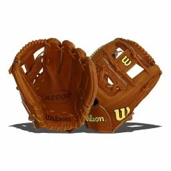 Deals 💯 Wilson A2000 DP15 11.5" Baseball Glove: WBW100108115 Brown, Tan ⌛