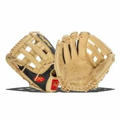 Outlet 🔥 Rawlings Heart of the Hide R2G Contour Fit Speed Shell 12.5" Baseball Glove: PROR3028U-6C Black, Tan 🧨