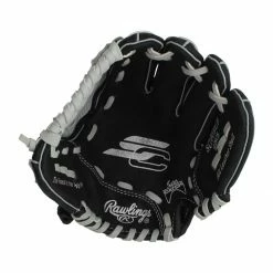 Deals 🌟 Rawlings Sure Catch 10" Youth Baseball Glove: SC100BGB Black, White ✔️ -BaseBallBat Sales Store 75a5 08 19 31921 5 l