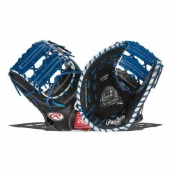 Outlet 😍 Rawlings Pro Preferred 12.75" Anthony Rizzo First Base Mitt: PROSAR44B Black, Blue, Silver 😀