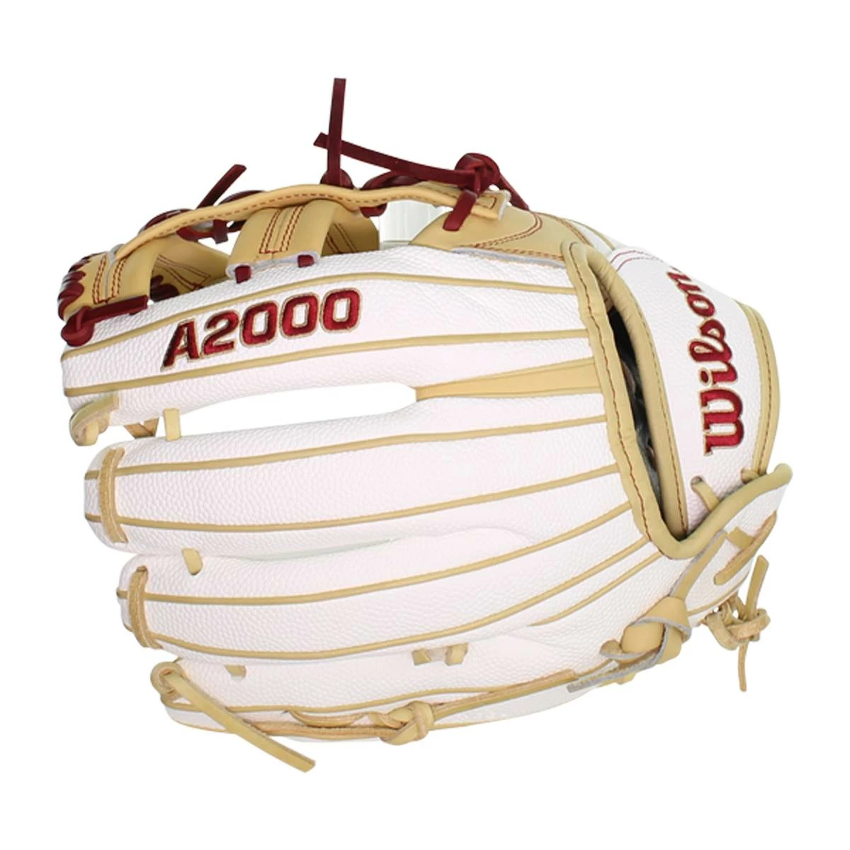 Best Sale ❤️ Wilson A2000 SuperSkin FP75 11.75" Fastpitch Softball Glove: WBW1002081175 Tan, White 🎁 7 Best Sale ❤️ Wilson A2000 SuperSkin FP75 11.75" Fastpitch Softball Glove: WBW1002081175 Tan, White 🎁 - Image 5