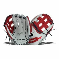 Hot Sale 👏 Miken 14" Pro Series Slow Pitch Softball Glove: PRO140-WSN Grey, Blue, Red 😀 -BaseBallBat Sales Store 81a0 03 19 31193 l