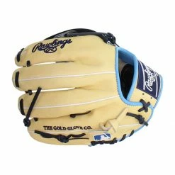 Discount 👏 Rawlings Heart of the Hide 11.5" Baseball Glove: PRO204-20CB Blue, Tan 🔔 -BaseBallBat Sales Store 81b8 03 20 rawlings heart of the hide 11 5 baseball glove pro204 20cb 33266 5 l