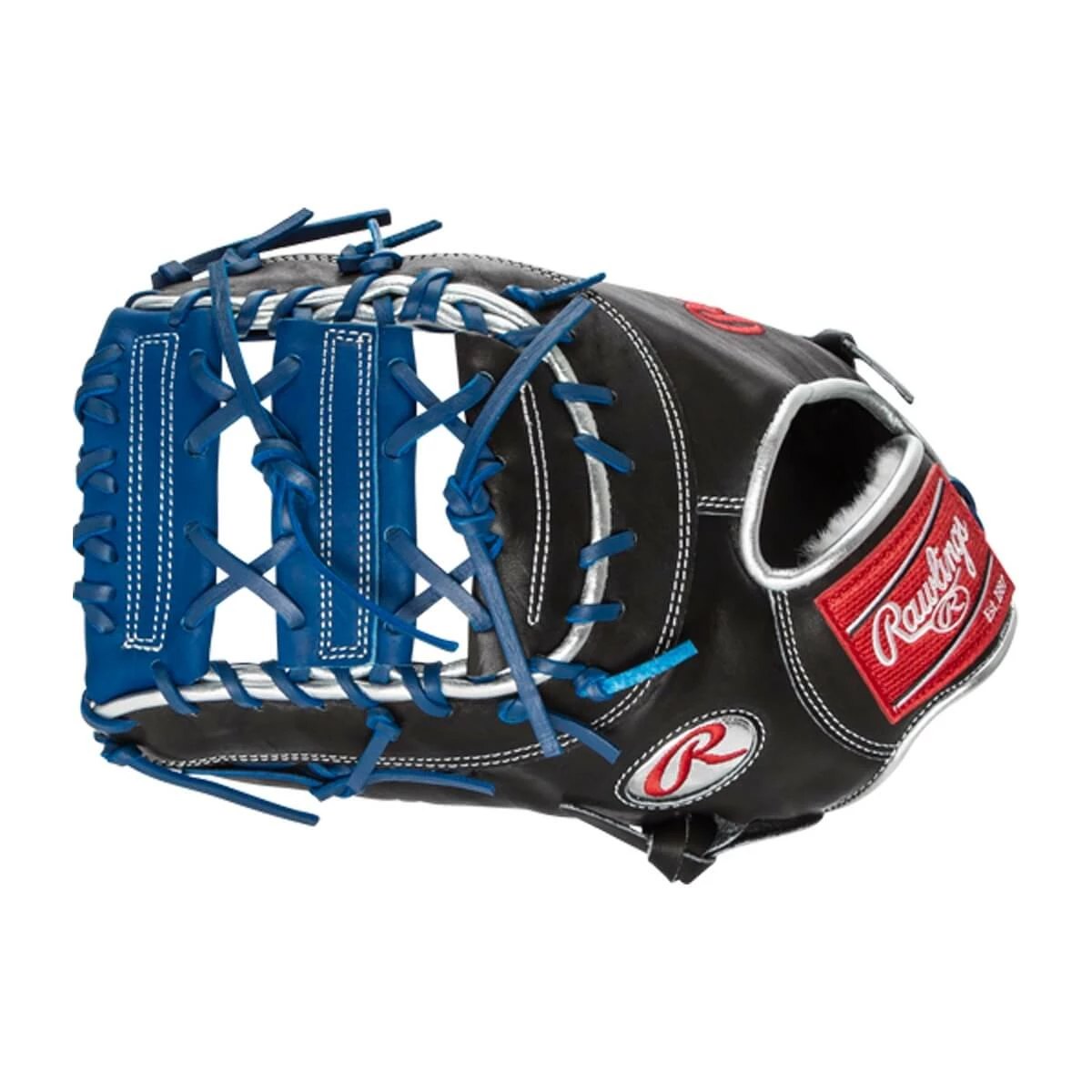 Outlet ๐ Rawlings Pro Preferred 12.75" Anthony Rizzo First Base Mitt: PROSAR44B Black, Blue, Silver ๐ 6 Outlet ๐ Rawlings Pro Preferred 12.75" Anthony Rizzo First Base Mitt: PROSAR44B Black, Blue, Silver ๐ - Image 4