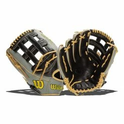 Hot Sale 🎁 Wilson A2000 SuperSkin 1799 12.75" Baseball Glove: WBW1001121275 Black, Grey 🌟