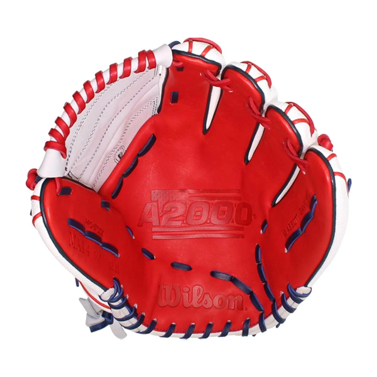 Flash Sale 🔔 Wilson A2000 Monica Abbott 12.25" Fastpitch Softball Glove: WBW1002421225 Red, White 👍 6 Flash Sale 🔔 Wilson A2000 Monica Abbott 12.25" Fastpitch Softball Glove: WBW1002421225 Red, White 👍 - Image 4