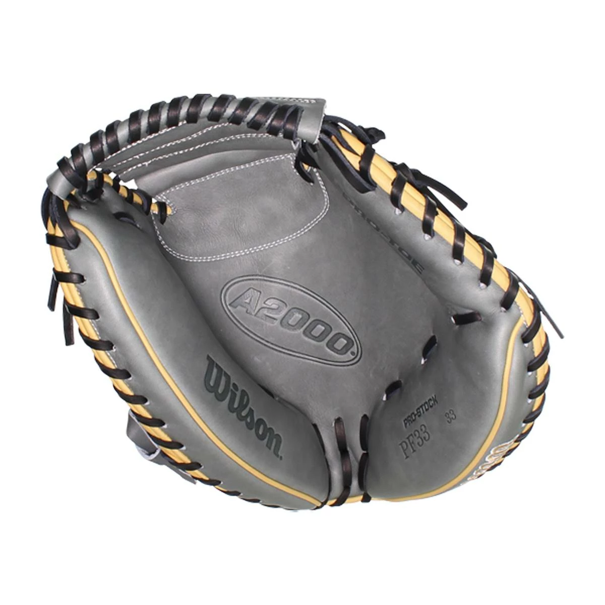 Buy 🌟 Wilson A2000 PF33 33" Baseball Catcher's Mitt: WBW10016233 Black, Grey 🎁 8 Buy 🌟 Wilson A2000 PF33 33" Baseball Catcher's Mitt: WBW10016233 Black, Grey 🎁 - Image 6