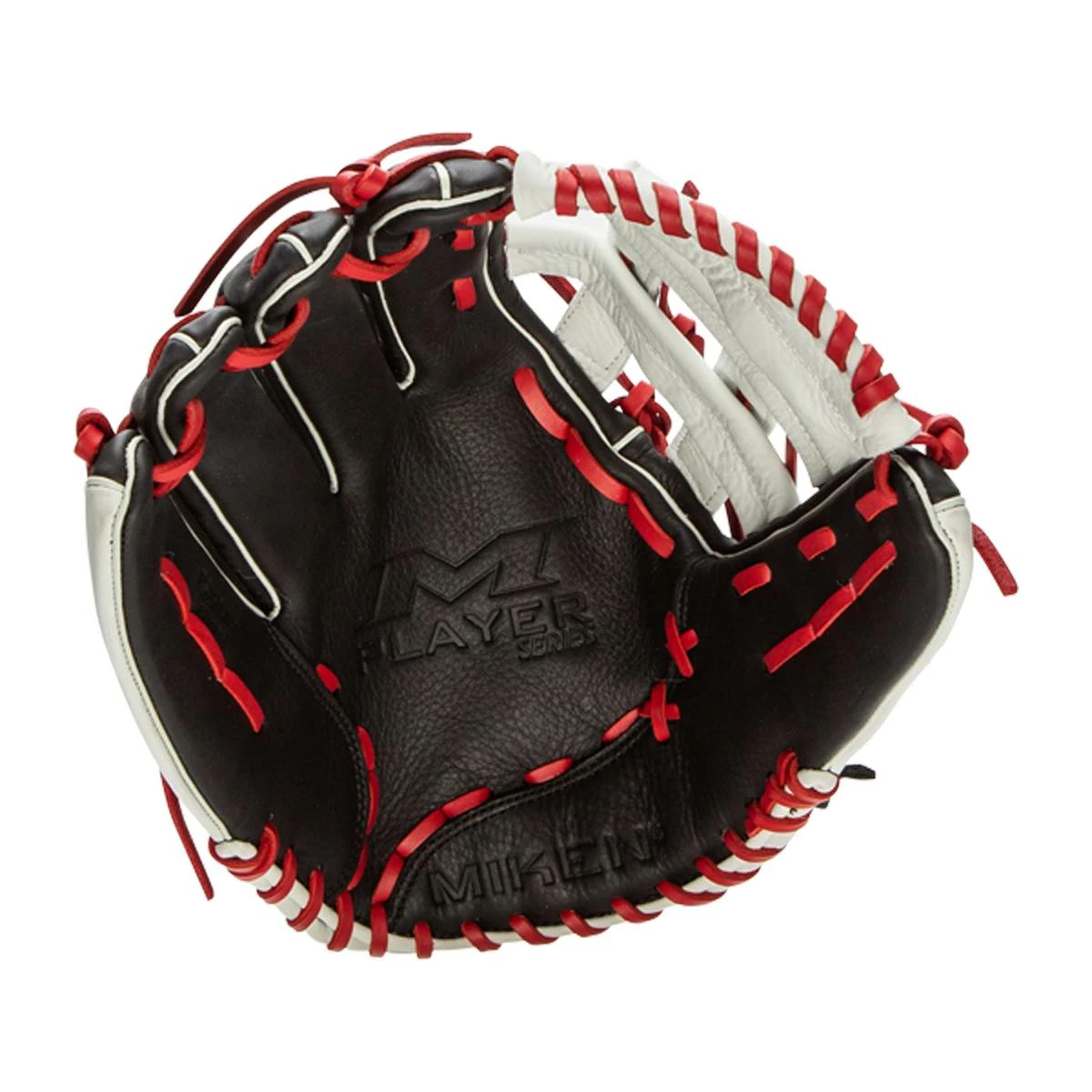 Outlet 🌟 Miken Player Series 15" Slow Pitch Softball Glove: PS150-PH Black, Red, White ⌛ 8 Outlet 🌟 Miken Player Series 15" Slow Pitch Softball Glove: PS150-PH Black, Red, White ⌛ - Image 6