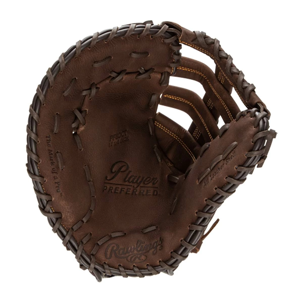 Outlet โ Rawlings Player Preferred 12.5" First Base Mitt: PFBDCT Brown ๐ 4 Outlet โ Rawlings Player Preferred 12.5" First Base Mitt: PFBDCT Brown ๐ - Image 2