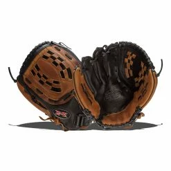 Best Sale ⭐ Miken Super Soft Series 13" Slow Pitch Softball Glove: MFG5 Black, Brown 🧨