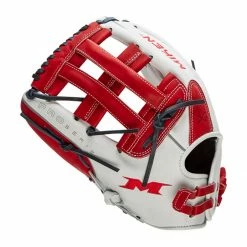 Hot Sale 👏 Miken 14" Pro Series Slow Pitch Softball Glove: PRO140-WSN Grey, Blue, Red 😀 -BaseBallBat Sales Store 9112 10 21 miken 14 pro series slow pitch softball glove pro140 wsn 31193 3 l