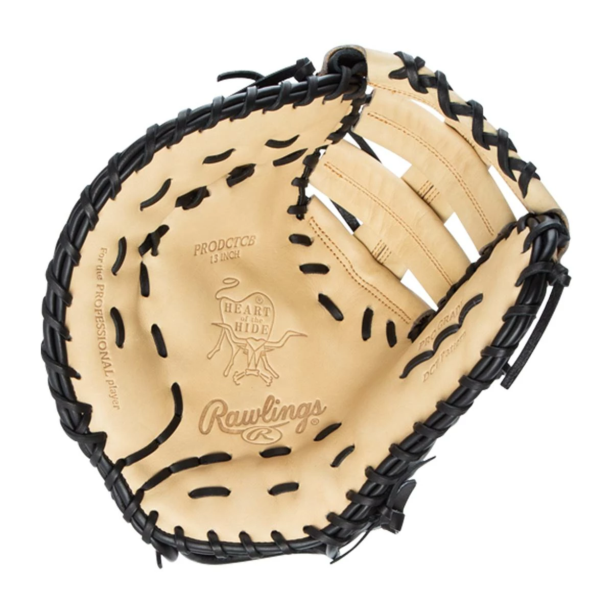 Cheap ๐ Rawlings Heart of the Hide 13" First Base Mitt: PRODCTCB Black, Tan โ๏ธ 4 Cheap ๐ Rawlings Heart of the Hide 13" First Base Mitt: PRODCTCB Black, Tan โ๏ธ - Image 2