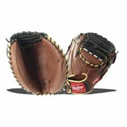 Buy 🌟 Rawlings Sandlot Series 33" Catcher's Mitt: SCM33S Black, Brown 💯 -BaseBallBat Sales Store 98a2 06 18 29151 l