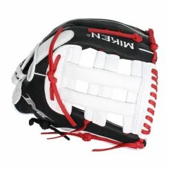 Flash Sale ❤️ Miken Player Series 13" Slow Pitch Softball Glove: PS130-PH Black, Red, White 🎁 -BaseBallBat Sales Store 9aa3 02 19 31197 3 m