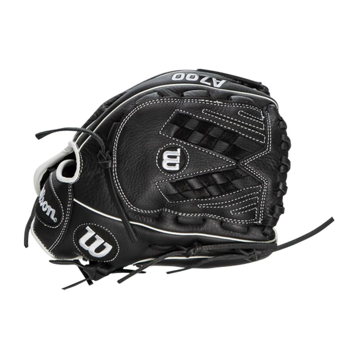 Flash Sale 🔔 Wilson A700 12.5" Fastpitch Softball Glove: WBW100425125 Black, White 🎉 5 Flash Sale 🔔 Wilson A700 12.5" Fastpitch Softball Glove: WBW100425125 Black, White 🎉 - Image 3