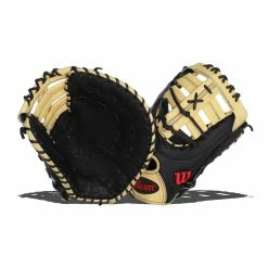Flash Sale 🎉 Wilson A2000 SuperSkin 12.5" First Base Mitt: WTA20RB201620SS Black ❤️ -BaseBallBat Sales Store 9dd8 08 19 31805 l