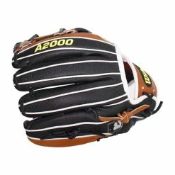 Brand new 🔥 Wilson A2000 SuperSkin 11.75" Baseball Glove: WTA20RB191787SS Black, Brown 🎁 -BaseBallBat Sales Store a07c 02 20 wilson a2000 superskin 11 75 baseball glove wta20rb191787ss 30483 5 l