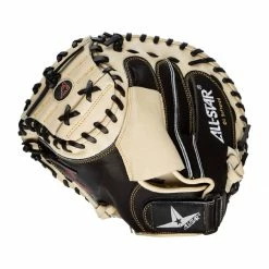 Best Pirce 💯 All Star Pro 35" Catcher's Mitt: CM3100BT Black, Brown 🔥 -BaseBallBat Sales Store a0b9 07 21 all star pro 35 catchers mitt cm3100bt 7312 7 l