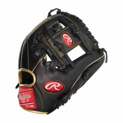 Wholesale 😀 Rawlings R9 11.5" Baseball Glove: R9204-2BG Black, Gold 💯 -BaseBallBat Sales Store a264 11 20 rawlings r9 11 5 baseball glove r9204 2bg 33542 3 l