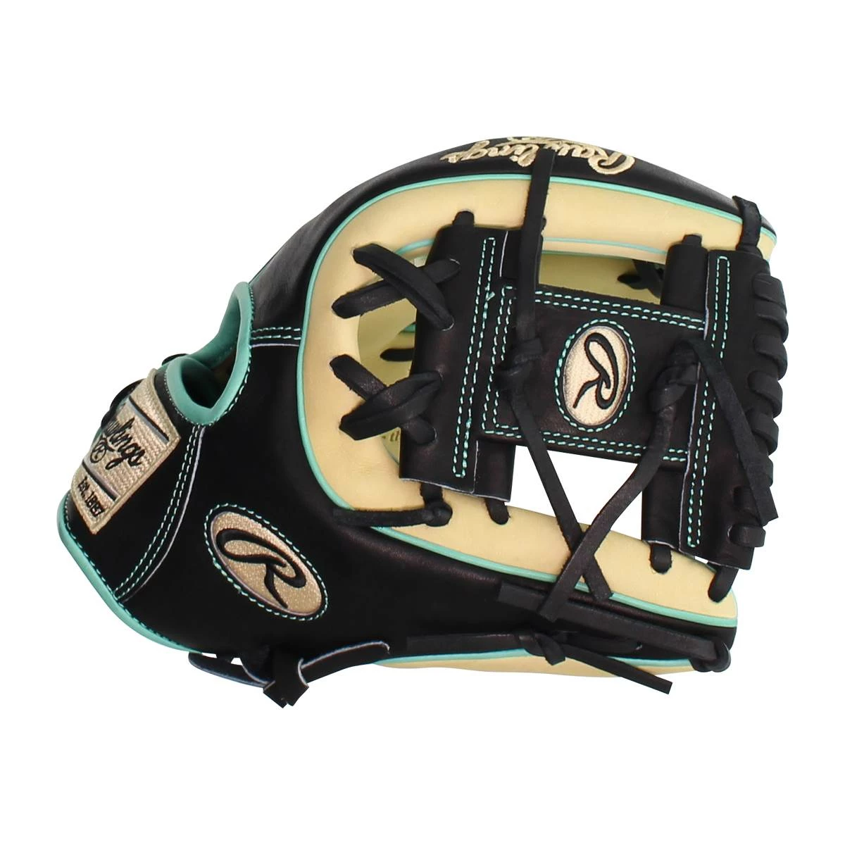Best Sale 🔥 Rawlings Heart of the Hide R2G 11.5" Baseball Glove: PROR314-2CBM Black, Tan, Teal 👍 6 Best Sale 🔥 Rawlings Heart of the Hide R2G 11.5" Baseball Glove: PROR314-2CBM Black, Tan, Teal 👍 - Image 4