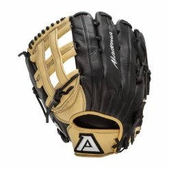 Best Sale 😀 Akadema ProSoft Select Series 13" Baseball Glove: ASF424 Black, Tan 🧨 -BaseBallBat Sales Store a7ae 12 21 akadema prosoft select series 13 baseball glove asf424 35379 2 l