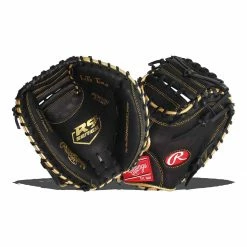 Best reviews of ✔️ Rawlings R9 32.5" Baseball Catcher's Mitt: R9CM325BG Black, Gold ✔️