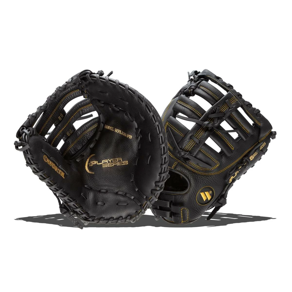 Discount ❤️ Worth Player Series 13" Slow Pitch First Base Mitt: WPL130-FB Black, Gold ⭐ 10 Discount ❤️ Worth Player Series 13" Slow Pitch First Base Mitt: WPL130-FB Black, Gold ⭐ - Image 8