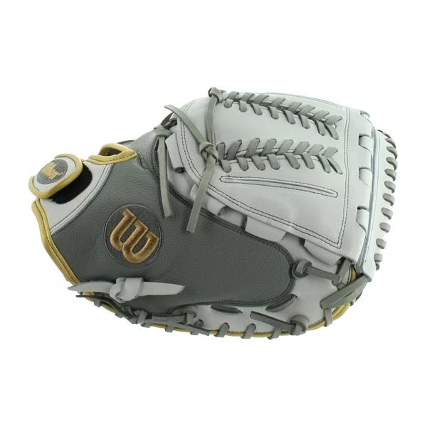 Promo 🎉 Wilson A2000 SuperSkin 34" Fastpitch Softball Catcher's Mitt: WTA20RF19CM34SS Grey, White ✔️ 5 Promo 🎉 Wilson A2000 SuperSkin 34" Fastpitch Softball Catcher's Mitt: WTA20RF19CM34SS Grey, White ✔️ - Image 3