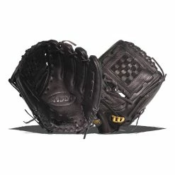 Buy 🛒 Wilson A1000 P12 12" Fastpitch Softball Glove: WBW10018012 Black, Gold 😍 -BaseBallBat Sales Store aa30 03 21 wilson a1000 p12 12 fastpitch softball glove wbw10018012 34279 2 l