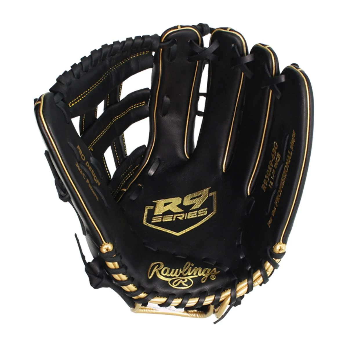 Best deal ๐ Rawlings R9 12.75" Baseball Glove: R93029-6BG Black, Gold ๐ 11 Best deal ๐ Rawlings R9 12.75" Baseball Glove: R93029-6BG Black, Gold ๐ - Image 9