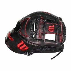 Budget 🤩 Wilson A2K 11.75" SuperSkin Baseball Glove: WBW1000611175 Black ❤️ -BaseBallBat Sales Store ac28 07 20 wilson a2k 11 75 superskin baseball glove wbw1000611175 33317 4 l