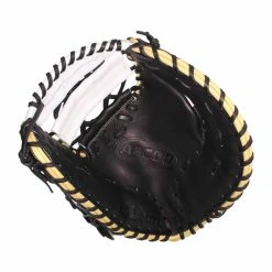 Best deal 🎉 Wilson A2000 SuperSkin 12" Fastpitch Softball First Base Mitt: WTA20RF19FP1BSS Black, White 💯 -BaseBallBat Sales Store b06c 02 20 wilson a2000 superskin 12 fastpitch softball first base mitt wta20rf19fp1bss 30521 6 l