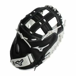 Cheapest ✔️ Mizuno Franchise 34" Fastpitch Softball Catcher's Mitt: GXS90F4 Black, White 🧨 -BaseBallBat Sales Store b19e 12 20 mizuno franchise 34 fastpitch softball catchers mitt gxs90f4 33719 3 l