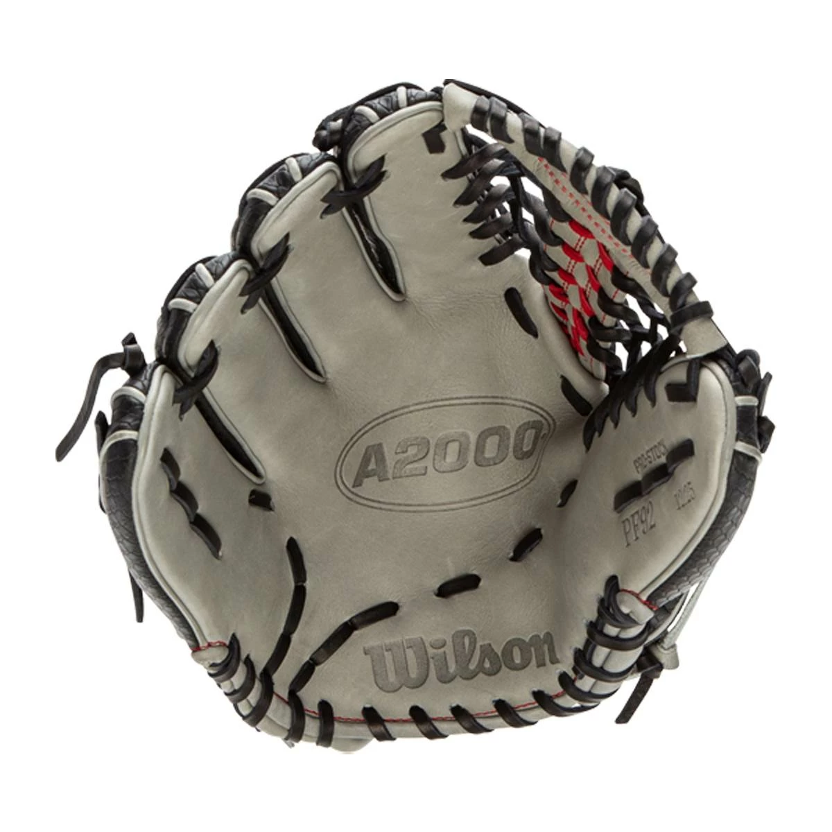 Budget ๐ Wilson A2000 Super Snakeskin PF92 12.25" Baseball Glove: WBW1001101225 Black, Grey ๐ 6 Budget ๐ Wilson A2000 Super Snakeskin PF92 12.25" Baseball Glove: WBW1001101225 Black, Grey ๐ - Image 4