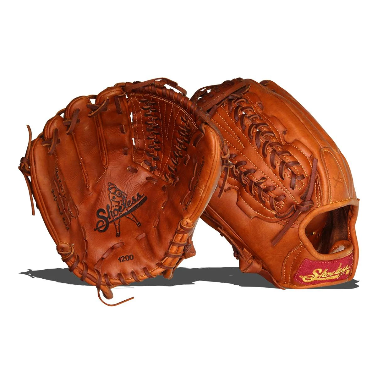 Promo โจ Shoeless Joe Professional 12" Baseball Glove: 1200VL Brown ๐งจ 3 Promo โจ Shoeless Joe Professional 12" Baseball Glove: 1200VL Brown ๐งจ